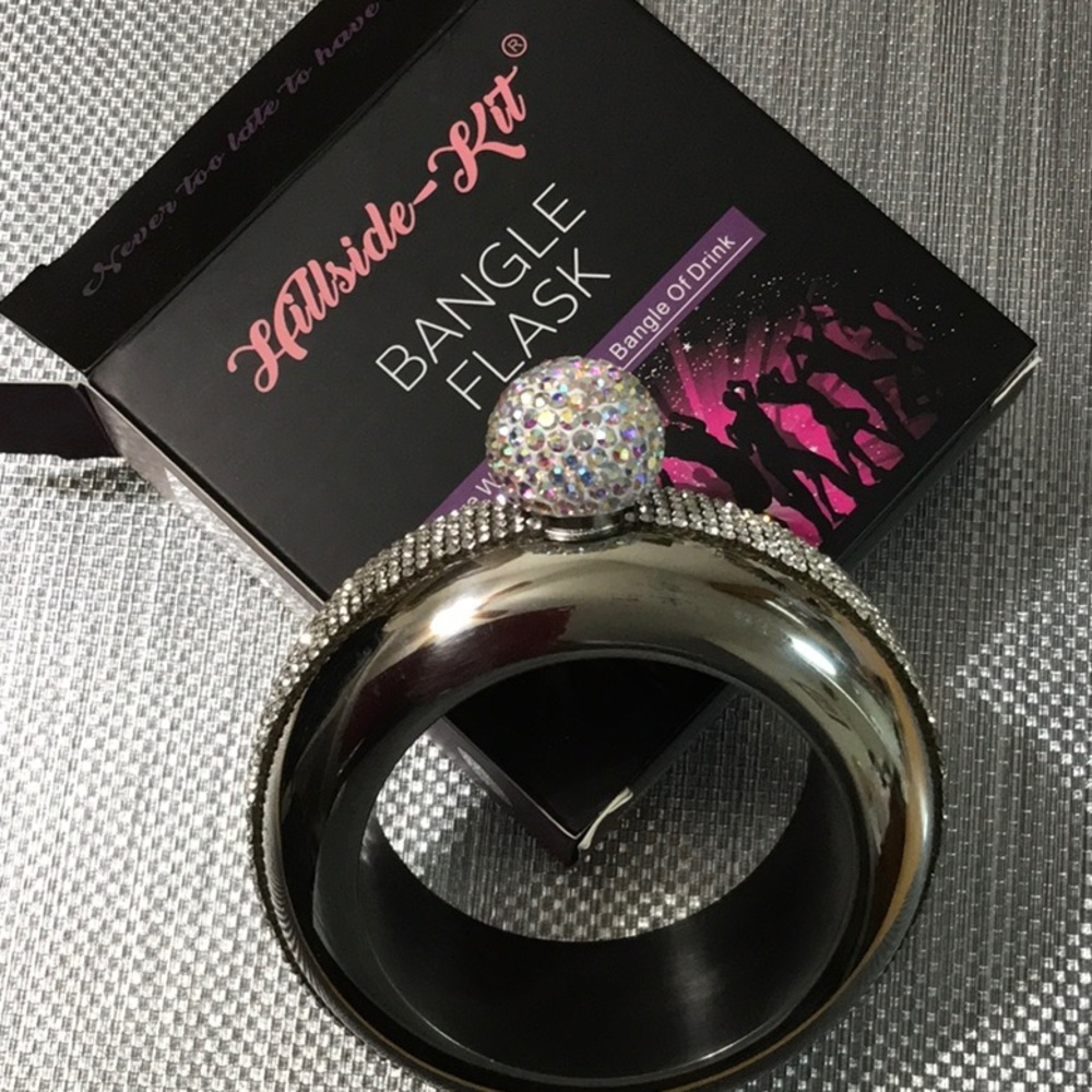 Hillside-Kit Glitzy Bangle Flask